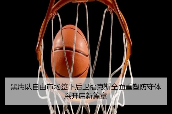 黑鹰队自由市场签下后卫福克斯全面重塑防守体系开启新篇章